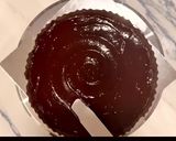 A picture of step 11 of Miso black sesame baked chocolate tart.