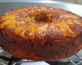 Foto del paso 5 de la receta: Torta invertida de peras rellena