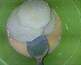 A picture of step 4 of Fried yam with egg.