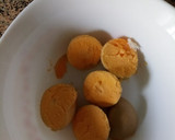 Foto del paso 3 de la receta: Huevos rellenos con crujiente de bacon ahumado