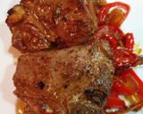 Foto del passaggio 7 della ricetta Costate di agnello con peperoni