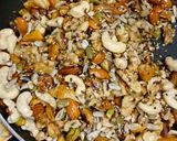 A picture of step 2 of Jaggery laddo.