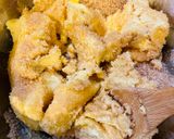 Hình bước làm 1 của món Levain cookies - bánh quy bơ Levain phiên bản ít ngọt