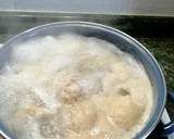 Foto del paso 1 de la receta: Calabacín relleno con pollo y champiñones