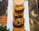 A picture of step 6 of Parippu Vada kearala special Tea Time snack.