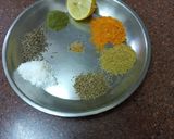 A picture of step 1 of Mix veggies pakora.