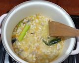 Foto langkah ke 5 dari resep BUBUR TIM IKAN PATIN || Menu lengkap 4 bintang ⭐⭐⭐⭐ (7 Month).