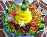 Foto langkah ke 1 dari resep Nasi kuning tumpeng.
