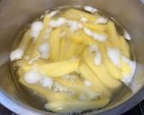 A picture of step 3 of Halloumi and Chips (Vegetarian).