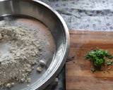 Jowar flour green garlic and Coriander leaves roti