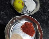 A picture of step 6 of Suran potato sukhi bhaji.