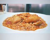 Foto del paso 1 de la receta: Arroz con aletas de calamar