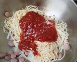 Foto langkah ke 3 dari resep Spaghetti Sosis.