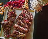 A picture of step 5 of Chocolate Granola Bars.