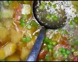 A picture of step 6 of Vegetables rice.
