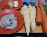Foto langkah ke 1 dari resep Tumis buncis campur2 + udang.