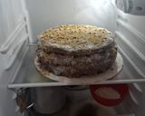 Foto del paso 11 de la receta: Torta Combinada Rellena con Chocolate, Crema Pastelera y Frutal