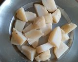 A picture of step 1 of Chatkara aloo chaat.
