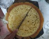 Foto langkah ke 8 dari resep Martabak manis/ terang bulang teflon ala rumahan.