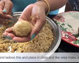A picture of step 4 of Aatta ke Ladoo.