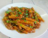 A picture of step 5 of Honey Chili Potato.