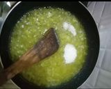 A picture of step 4 of Sabudana halwa.