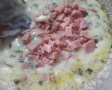 Foto del paso 2 de la receta: Tirabuzones con salsa de verdeo y jamón