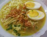 Foto langkah ke 5 dari resep Soto Ayam Kuah Kuning.