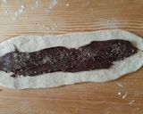 A picture of step 3 of Vegan Tahini Cocoa Rolls (Tahini with Cocoa Filling)《~Super~》🎈.