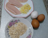 Foto del paso 1 de la receta: Tortilla de pavo y avena