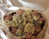 A picture of step 6 of My Mushrooms stuffed with Sausage meat and Blue Stilton cheese.
