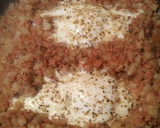 A picture of step 2 of Hash and Eggs.