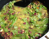 A picture of step 9 of Mutton Haleem.