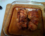 Foto del paso 8 de la receta: Pollo relleno con verduras y bacon