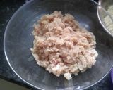A picture of step 1 of Chicken pakora's.