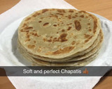A picture of step 10 of Soft layered Chapati.