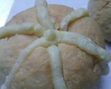 Foto langkah ke 7 dari resep Korean Garlic Cheese Bread with cheese bechamel.