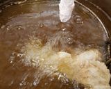 A picture of step 8 of My Deep fried Garlic Chicken strips.😘.