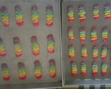 Foto langkah ke 4 dari resep Lidah kucing rainbow.