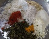 A picture of step 1 of 5 grain methi paratha.