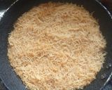 A picture of step 2 of Custard Kunafa.