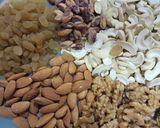 A picture of step 1 of Dry fruit Dates Modak.