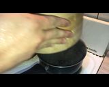 A picture of step 4 of Fried bao (mantao).