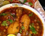 A picture of step 7 of Murgh chana😍مرغ چنہ 😋.