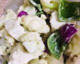 A picture of step 2 of Crispy veg.