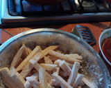 Foto del paso 3 de la receta: Milanesa napolitana con fritas y ensalada