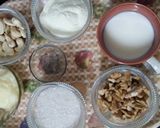 A picture of step 1 of Walnut halwa.