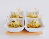 Foto del paso 5 de la receta: Albóndigas de Pavo con Espinacas en salsa de Calabaza