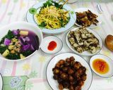 Hình bước làm 5 của món Nấm rơm kho chay