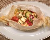 Pas rețetă Pachețele de legume cu brânză feta la cuptor 5 fotografie